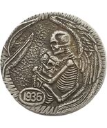 Pièce fantaisie 1936 : écho de l&#39;histoire avec squelette de bison - $13.22