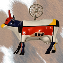 Cow Parade #9175 Mooma Retired Pre-Loved With Original Box 2001 Vintage Retired image 1