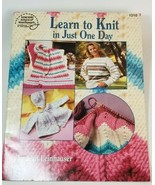 American School of Needlework Learn to Knit in Just One Day 1210 Jean Le... - £6.83 GBP