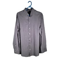 Mizzen &amp; Main Gray Button Up Dress Shirt Mens Size Medium Classic Fit - $29.00