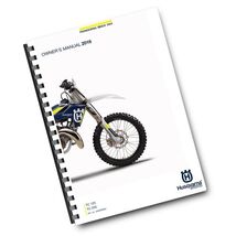HUSQVARNA 2016 - TC 125 250 - OWNERS MANUAL - REPRINTED COMB BOUND - $25.16