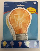 Colorful Cutouts Light Bulbs Asst Designs Carson Dellosa CD-120225-SHIPS N 24 HR - £3.06 GBP