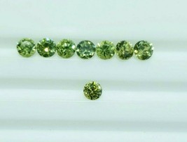 Demantoid garnet 3 mm Excellent Cut each - $207.81