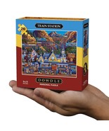 Train Station 90470 Personal Mini Jigsaw 210 Piece Puzzle 9 x 11&quot; Dowdle - $27.15 CAD