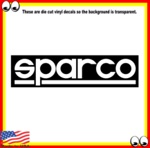 Sparco Vinyl Sticker Decal Logo car van truck tool box lunch locker #002... - £3.95 GBP