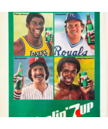 1981 7 UP Soda Sugar Ray Leonard Advertisement Magic Johnson George Bret... - $552.13 MXN