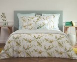 Yves Delorme Jamine White Queen Coverlet Quilted Reversible Cotton Lucin... - £199.24 GBP