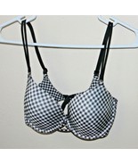 VICTORIA SECRET Dream Angels Lined Demi Bra Size 32DD # 70817 Black/ White - $177.91 MXN