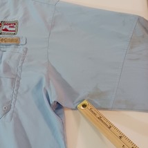 Columbia FM7055 BOAT INC Men's Blue Vented Button-Down Employee Shirt Size 2XL image 6