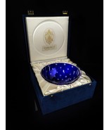 Faberge Galaxie Crystal Bowl in Cobalt Blue bowl Stars Art Glass 7&quot; W  x... - $516.83 CAD
