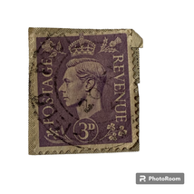 Great Britain Stamp 3d George VI Canceled Issued 1938 Violet Ungraded - £7.88 GBP