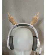 Middle finger for Headphones / Headset for streaming anime cosplay - £10.96 GBP
