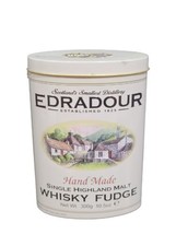 Vintage Edradour Distillery Whisky Fudge Empty Tin Scotland 6 1/2&quot; - £15.03 GBP