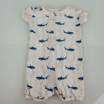 Gymboree Shark Short Summer Gymmies Vintage Pajamas PJs Romper Clothes 0... - $13.36