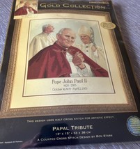 Dimensions Gold Collection Papal Tribute Counted Cross Stitch KIT 35161 Sealed - £31.64 GBP
