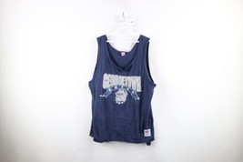 NOS Vtg 90s The Game Mens XL Spell Out Georgetown University Tank Top T-Shirt - £38.89 GBP