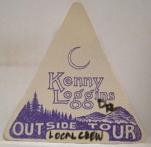 Kenny Loggins - Vintage Original Concert Tour Cloth Backstage Pass - £7.99 GBP