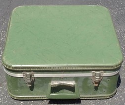 Vintage Hard Case Suitcase – Gdc – Great Vintage Travel Case – Usable - $98.99