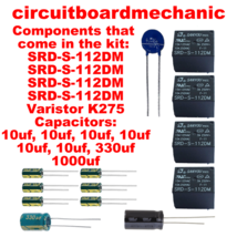 Repair Kit W10756244 W10814353 Whirlpool Dishwasher Control Board Repair Kit - £38.26 GBP