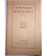 Vintage Lithuanian Kardo Knygyno Katalogas 1919 Booklet - $3.99