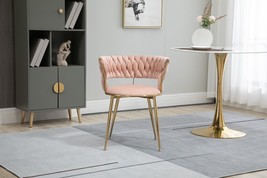 Leisure Dining Chair with 2 PCs/Set Pink - £183.41 GBP