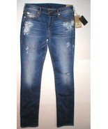 New Womens True Religion Brand Jeans Cora Super T Crock Blue Tide 28 NWT... - £272.21 GBP