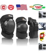 Complete Protective Gear Set: Knee Pads, Elbow Pads, Wrist Guards for Al... - $83.91 CAD