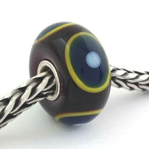 Authentic Trollbeads Green Eye Bead Glass Charm 61327, New - £18.66 GBP
