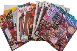 Vtg Lot Of 10 Cross Stitch And Country Crafts Pattern Magazines 1994 95 96 88 - £22.70 GBP