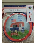 Patriotic God Bless The USA Wind Spinner Spiral 39in. Camper - $11.83
