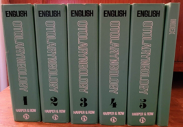 Lot of 6 Otolaryngology ed Gerald M English 1995 Harper &amp; Row Essays Hardcover - $103.95