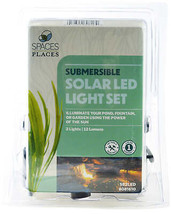 Beckett Pond Solar LED Lights with 2 Light Heads: Complete Illumination for Pond - £47.74 GBP