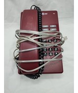 Vintage At&amp;t 700 Red Corded Telephone - $29.69