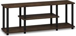 Furinno Turn-N-Tube No Tools 3D 3-Tier Entertainment Tv Stand Up To 50 Inch Tv, - £48.90 GBP