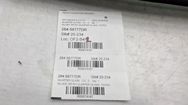 Driver Quarter Glass Silver Trim Fits 03-06 08-10 PORSCHE CAYENNE 74168 image 2