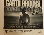 Garth Brooks Coast To Coast Live Print Ad  Tpa15 - £4.74 GBP