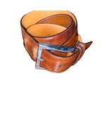 Trafalgar Brown Easton Hand Polished Cortinal Leather Belt Size 34/85  - $37.12