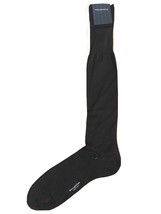 Ermenegildo Zegna Men&#39;s Brown Cotton Made in Italy Dress Knee Socks Size L XL 2X - £19.11 GBP