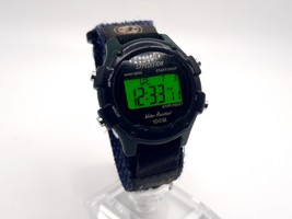 2000 Timex Expedition Digital Watch Women New Battery 35mm H6 Green Bezel - $18.98