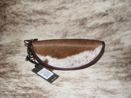 Myra Bags #5457A Hairon Leather Sunglass Case~7&quot;x2.5&quot;~Unique Design~Padded~ - £15.39 GBP