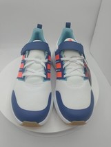 Adidas FortaRun 2.0 EL K Size 6.5 Blue And Neon Orange And White - £22.93 GBP