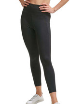 Calvin Klein Womens Performance High-Rise Logo-Back Leggings size Small, Black - £41.55 GBP