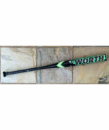 Worth SBAMPV AMP Softball Baseball Bat-34&quot; 26oz-Hyperlite 7046-Black Green - $30.71 CAD
