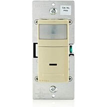 Leviton IPS02-1LI Decora Motion Sensor In-Wall Switch, Auto-On, 2.5A, Si... - £25.56 GBP