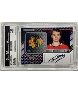 Connor Bedard 2023 Generational Rookie RC Ink Series Graded Chicago Hock... - $18.49