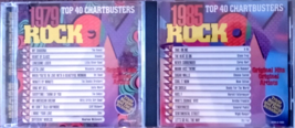 2 Top 40 Chartbusters ROCK CDS - 1979 &amp; 1985 - £13.33 GBP