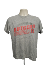 Rutgers University Football Adult Gray XS TShirt - £14.36 GBP