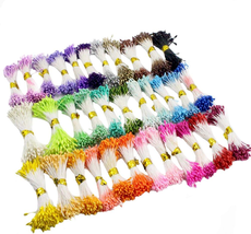 900Pcs/Lot Multicolor DIY Pearl Flower Stamen Pistil 1Mm Floral Stamen(Color 1) - £15.21 GBP