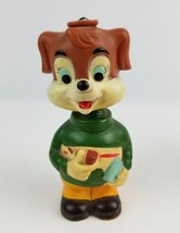 Vintage Trademark Toys Alps Toys Dog w/ Pipe Wind Up Bobble Head Laughin... - £18.98 GBP