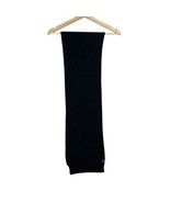 Frye &amp; Co Black Scarf Thermal Knit Long Acrylic - $283.44 MXN